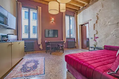 TV o dispositivi per l'intrattenimento presso Corte Rubbi 7 Deluxe Apartment