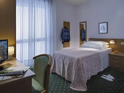 Letto o letti in una camera di Hotel Terme Marco Polo