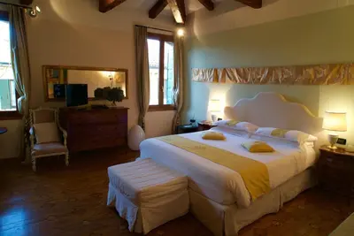 Letto o letti in una camera di La Villeggiatura