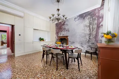 Area soggiorno di Ca' Mainella Grand Canal View 4 bedrooms in Dorsoduro