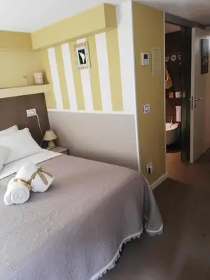 Letto o letti in una camera di B & B San Domenico