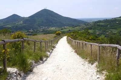 Paesaggio naturale nelle vicinanze della villa