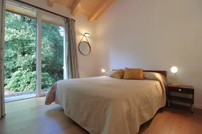 Letto o letti in una camera di Casa Delle Eriche, Colli Euganei, Pool, Wifi