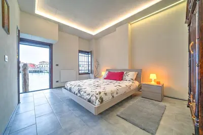 Letto o letti in una camera di Al Pontile Venezia