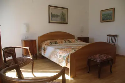 Letto o letti in una camera di Casa degli Artisti