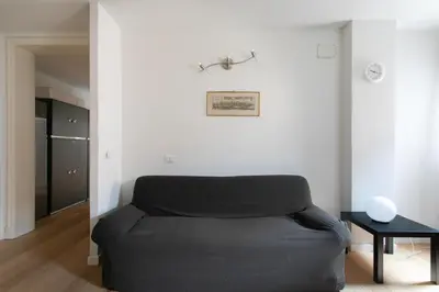 Area soggiorno di Venice Lance with Lift, 2 minutes walk from the train station