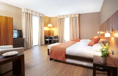 Letto o letti in una camera di Hotel Viest