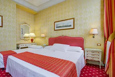 Letto o letti in una camera di Hotel Antiche Figure