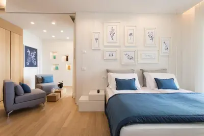 Letto o letti in una camera di Hotel Cavalieri Palace & Suites