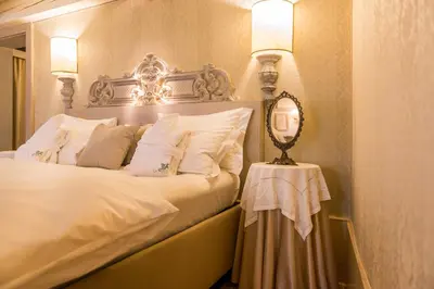 Letto o letti in una camera di Ca Maria Adele