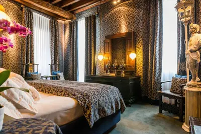 Letto o letti in una camera di Ca Maria Adele
