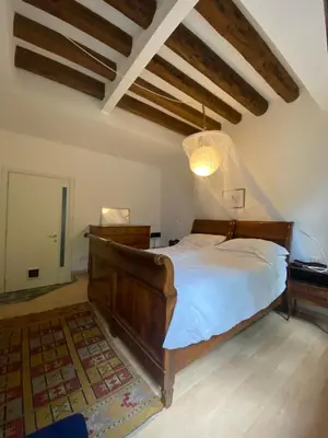 Letto o letti in una camera di SAN ISEPO CORTE