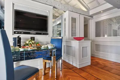 Area soggiorno di Canaletto Luxury Suites - San Marco Luxury