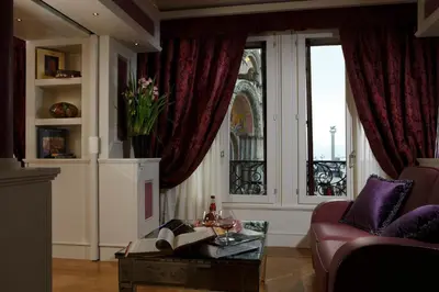 Area soggiorno di Canaletto Luxury Suites - San Marco Luxury