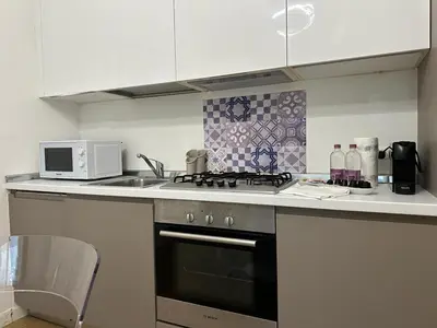 Cucina o angolo cottura di Luxury Battisti free Parking