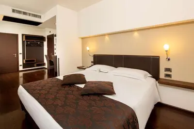 Letto o letti in una camera di Best Western Hotel Biri