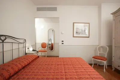 Letto o letti in una camera di Ca' San Rocco
