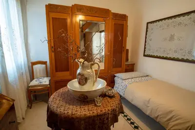 Letto o letti in una camera di Casa Eden