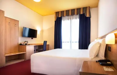 TV o dispositivi per l'intrattenimento presso BEST WESTERN Titian Inn Hotel Venice Airport