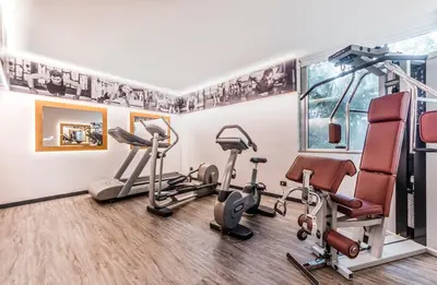 Palestra o centro fitness di Park Hotel Villa Fiorita