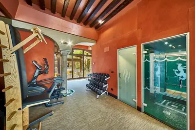 Palestra o centro fitness di Hotel Saturnia & International