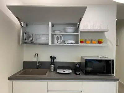 Cucina o angolo cottura di Residenza SubitoSanto - Appartamento 6A 