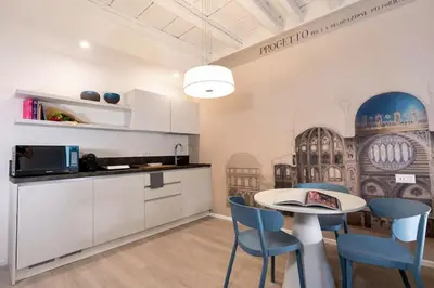 Cucina o angolo cottura di Residenza SubitoSanto - Appartamento 5A 