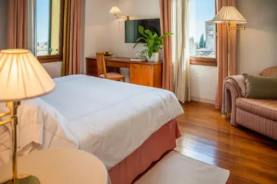 Letto o letti in una camera di Albergo Al Sole