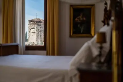Letto o letti in una camera di Albergo Al Sole
