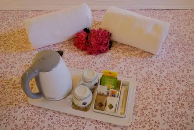 Set per la preparazione di tè e caffè presso Agriturismo Ca Noale