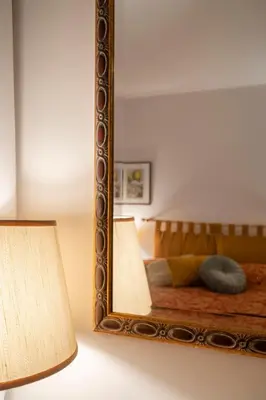 Area soggiorno di Cà Paola Cozy Venice Apartment