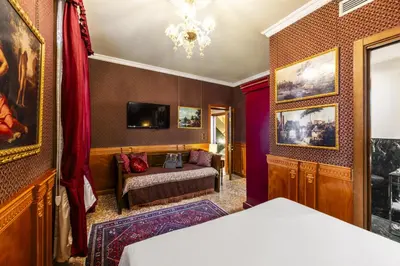 Letto o letti in una camera di Hotel Casa Nicolò Priuli