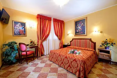 Letto o letti in una camera di Antico Panada
