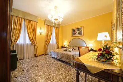 Letto o letti in una camera di Antico Panada