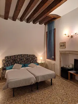Letto o letti in una camera di Locanda Ca' Formosa