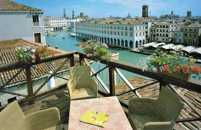 Vista sul fiume nelle vicinanze dell'hotel