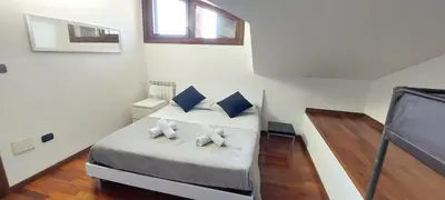 Letto o letti in una camera di Casa di Vika