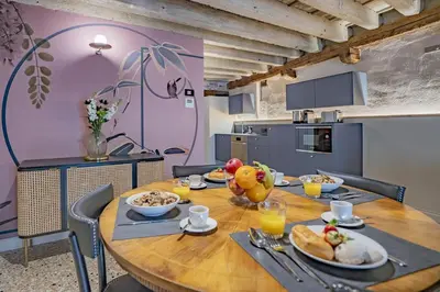 Cucina o angolo cottura di Corte Rubbi 5514 Canal View
