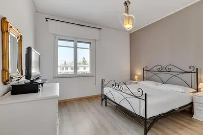 Letto o letti in una camera di Elegant Blue Apartment