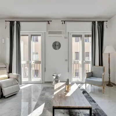Elegant Blue Apartment