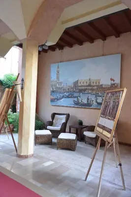 Area soggiorno di Hotel Belle Arti