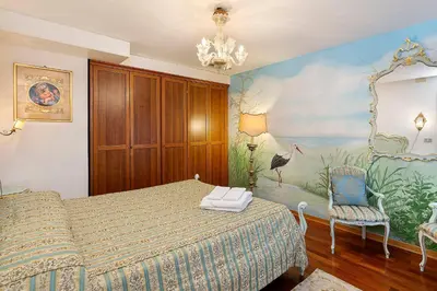 Letto o letti in una camera di CANAL-FRESCO-Rialto