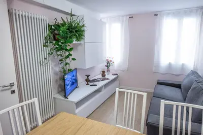 Area soggiorno di Venice Rialto Bridge Apartment