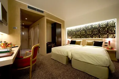 Letto o letti in una camera di Antony Palace Hotel - Venice Airport