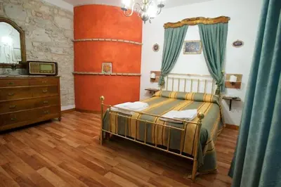Letto o letti in una camera di Le Perine