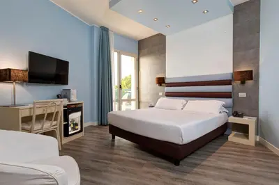 Letto o letti in una camera di Park Hotel Brasilia