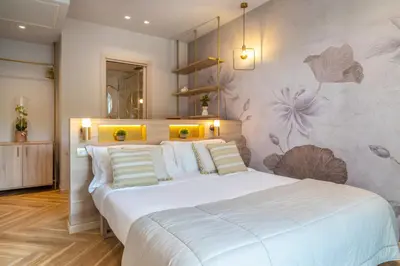 Letto o letti in una camera di Salus Smart & Chic Hotel