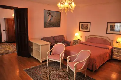 Letto o letti in una camera di Park Hotel Villa Giustinian