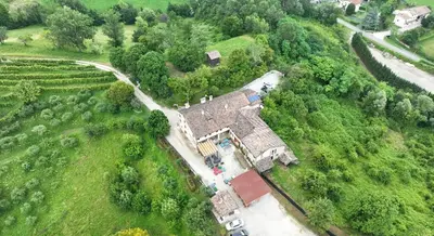 Vista aerea di Asolo Norah's Hill Agri Rooms