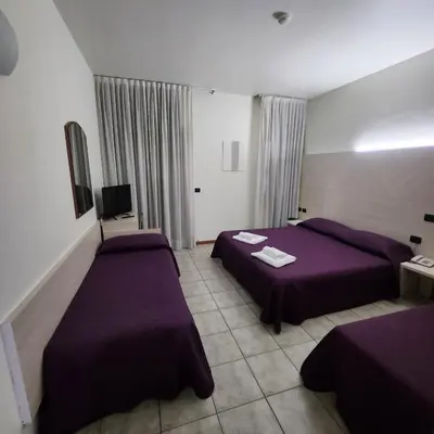 Letto o letti in una camera di Ahr Hotel Villa Alighieri
